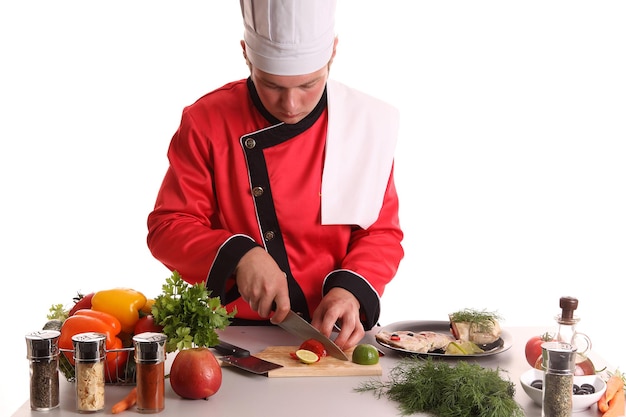 Przygotowywanie potrawy w kuchni