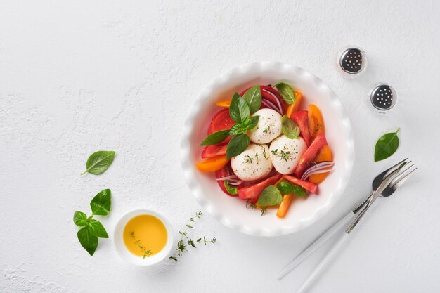 Zdrowe danie na talerzu